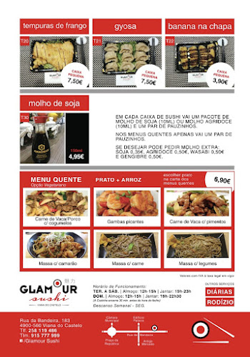 Glamour Sushi Viana Do Castelo - Gastronomia e hotelaria