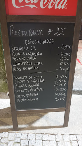Restaurante 22 - Gastronomia e hotelaria