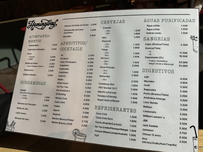 Hemingway Bar Restaurante - Pedroso