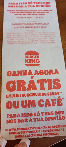Opinii despre Burger King de Tomar în Tomar - Gastronomia e hotelaria
