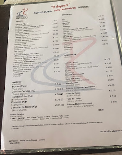 Cervejaria Restaurante Rossio: O Augusto