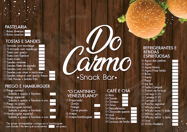 Opinii despre Snack-Bar do Carmo în Funchal - Gastronomia e hotelaria