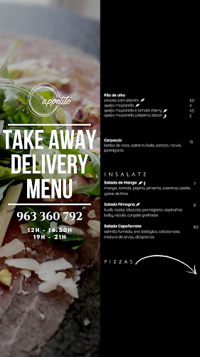 Appetito Pizza Bar Open Times