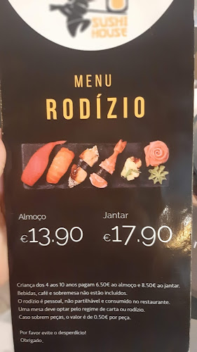Restaurante Japonês - SUSHI HOUSE RESTAURANTE - Gastronomia e hotelaria
