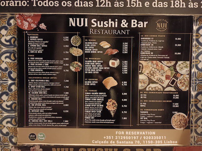 Opinii despre Nui Sushi & Bar în Lisboa - Gastronomia e hotelaria