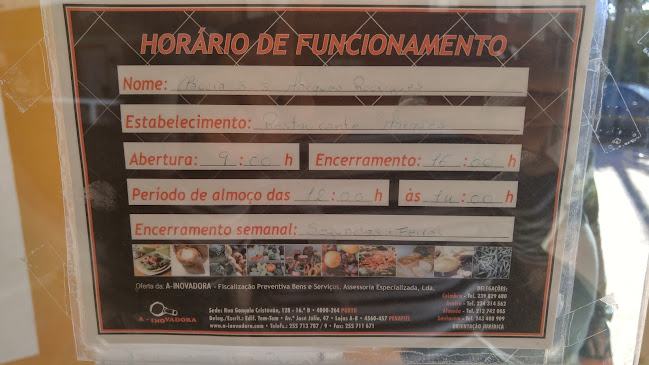 Opinii despre O Marques în Rio de Couros - Gastronomia e hotelaria