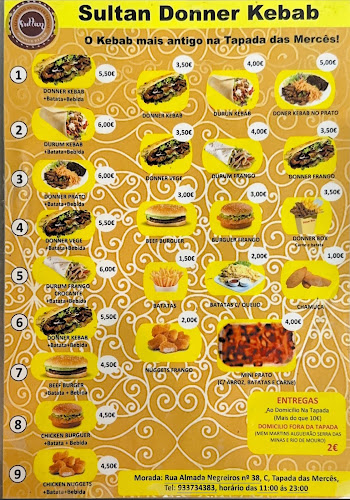 Opinii despre Sultan Donner Kebab în Algueirão-Mem Martins - Gastronomia e hotelaria