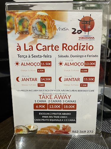 Restaurante Japonês - YOKOHAMA - Leiria