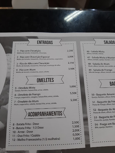 Pizzaria Snak-bar Mustang Prato do dia - Guimarães