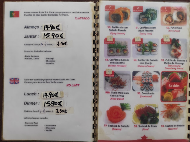 Restaurante Chines Sushi - Gastronomia e hotelaria