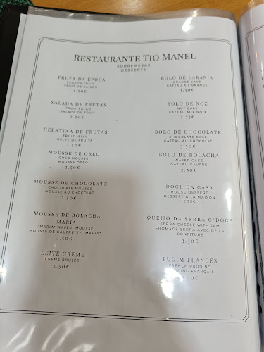 Restaurante Tio Manel - Gastronomia e hotelaria