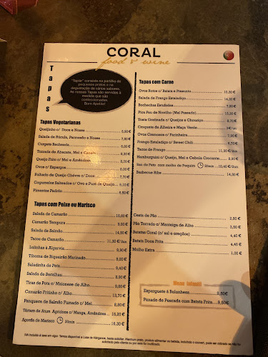 Coral Food and Wine Tapas - Quarteira