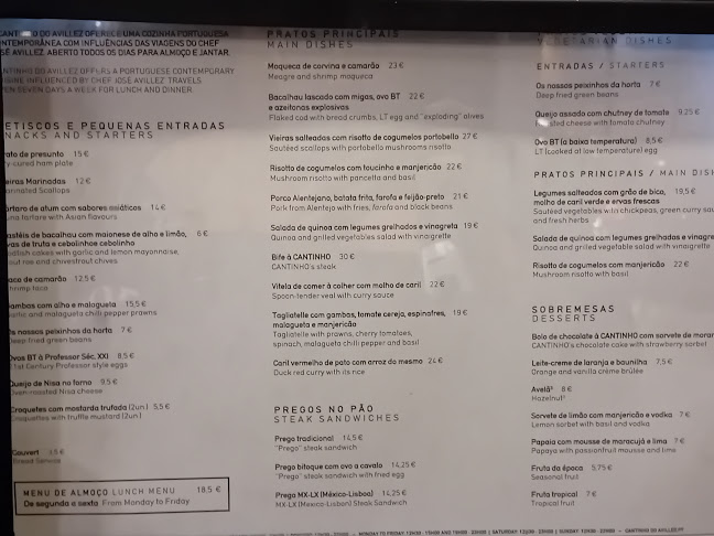 Comentarii opinii despre Cantinho do Avillez - Parque das Nações