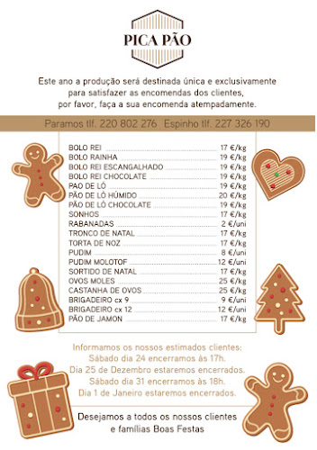 Opinii despre Pica Pão - Padaria e Pastelaria Prato do dia în Espinho - Gastronomia e hotelaria