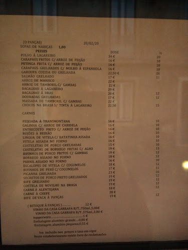O Panças - Restaurante - Gastronomia e hotelaria
