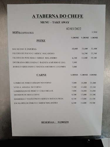 Taberna do chefe - Gastronomia e hotelaria