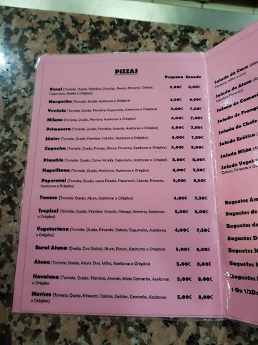 Restaurante Rural Pizza - Prato do dia