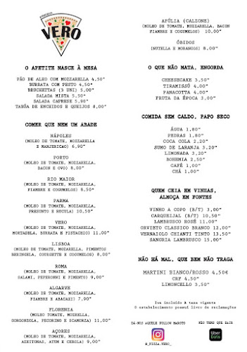 Pizza Vero - Gastronomia e hotelaria