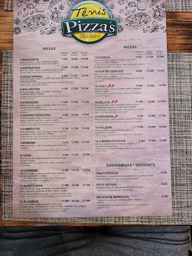 Tenis Pizza - Gastronomia e hotelaria