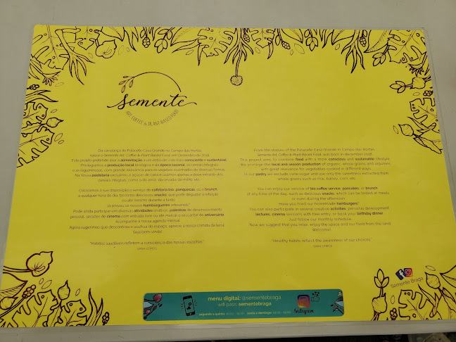 Cafetaria Semente - Art, Coffee & Plant Based Food