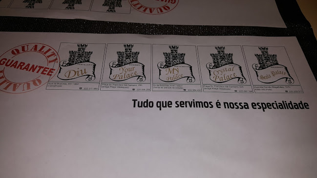 Diu Palace - Gastronomia e hotelaria