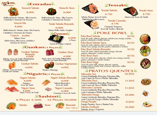 Opinii despre Restaurante Japonês - SUSHI KING în Barreiro - Gastronomia e hotelaria