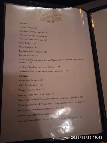 Opinii despre Restaurante Sete Castelos în Oeiras - Gastronomia e hotelaria