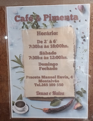 Café & Pimenta Montalvão - Gastronomia e hotelaria
