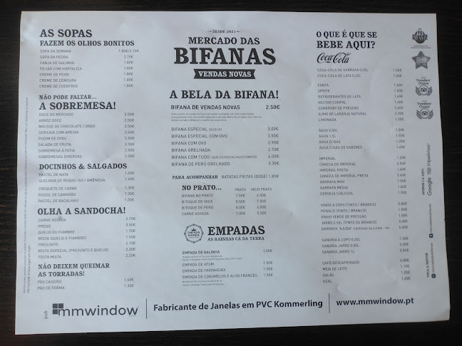Mercado das Bifanas Open Times