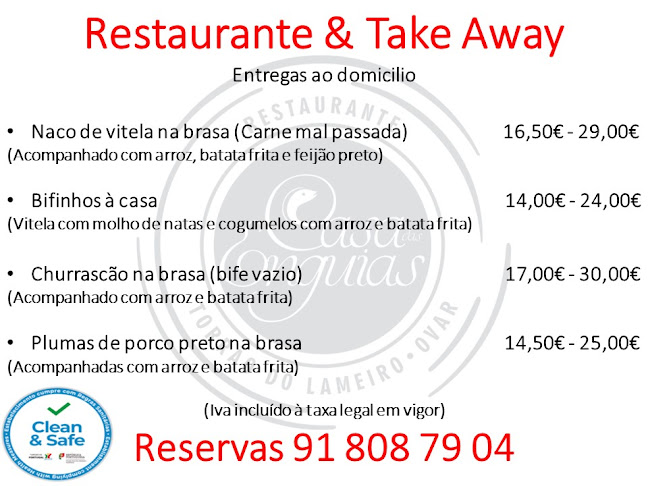 Opinii despre Casa das Enguias în Ovar - Gastronomia e hotelaria