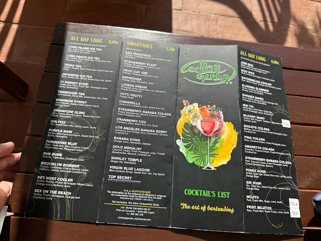 Opinii despre Bar Cocktail Garden în Carvoeiro - Gastronomia e hotelaria
