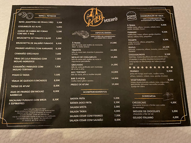 Opinii despre Restaurante A Taska în Olhão - Gastronomia e hotelaria