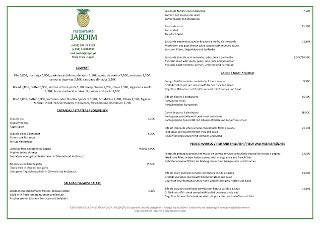 Opinii despre Restaurante Jardim în Lagos - Gastronomia e hotelaria