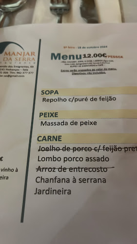 Manjar da Serra - Gastronomia e hotelaria