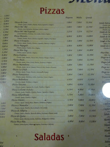 Opinii despre Pizaria Bel Bel în Felgueiras - Gastronomia e hotelaria