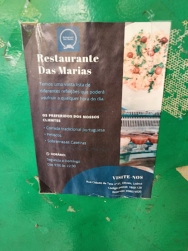 Restaurante Das Marias - Gastronomia e hotelaria