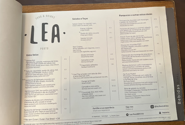 Opinii despre LEA - Food & Drinks în Porto - Gastronomia e hotelaria