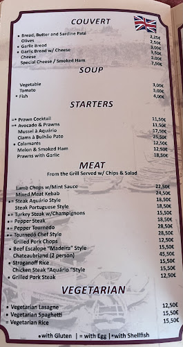 Restaurante Aquário - Gastronomia e hotelaria