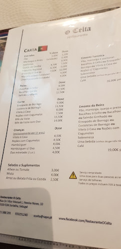 O Celta - Gastronomia e hotelaria