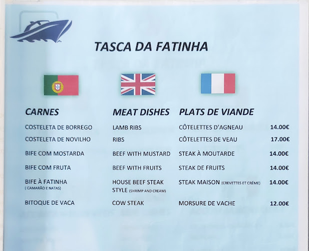 Restaurante Tasca da Fatinha Peixe Assado e Choco Frito - Gastronomia e hotelaria