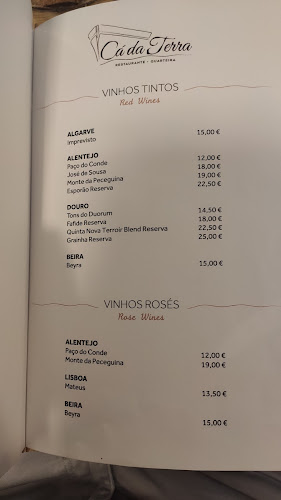 Restaurant Cá da Terra - Quarteira