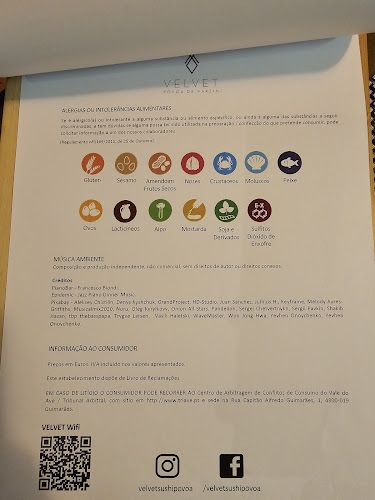 Restaurante Japonês - VELVET - Póvoa de Varzim