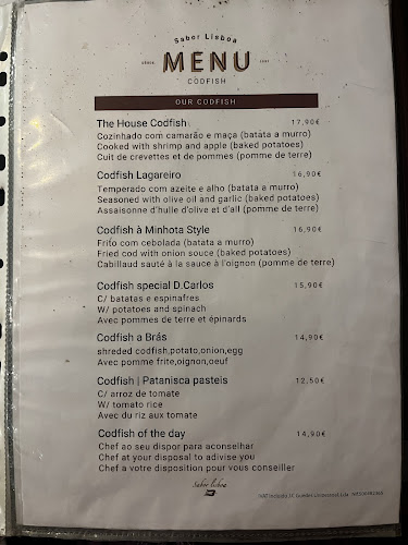 Opinii despre Sabor Lisboa în Lisboa - Gastronomia e hotelaria