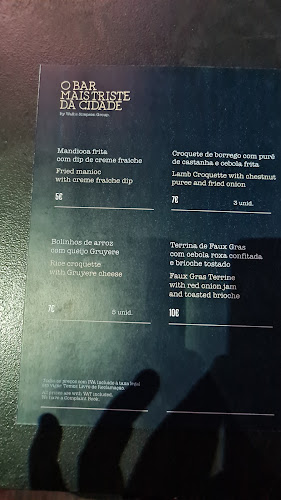 O bar mais triste da cidade - Lisboa