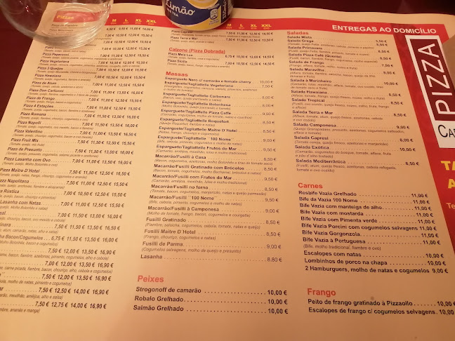 Pizza Caffé - Gastronomia e hotelaria