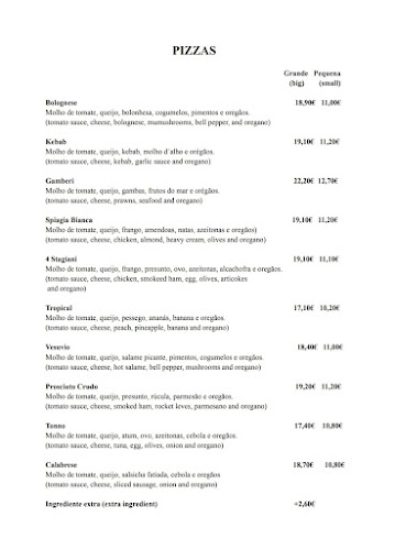 Opinii despre Restaurante e Pizzeria Brasilliano în Peniche - Gastronomia e hotelaria