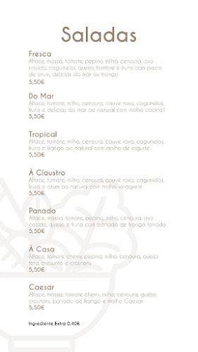 Café O Claustro - Gastronomia e hotelaria