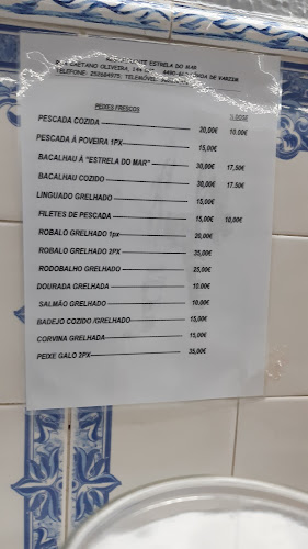 Restaurante Estrela do Mar - Manuel Maria Magalhães Ribeiro - Gastronomia e hotelaria