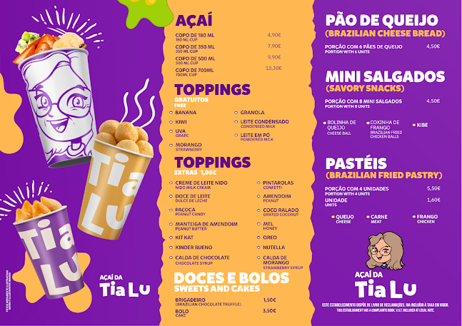 Opinii despre Açaí Tia Lu In Cup Aveiro în Aveiro - Gastronomia e hotelaria