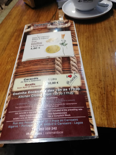 Doce Mar Café Phone number